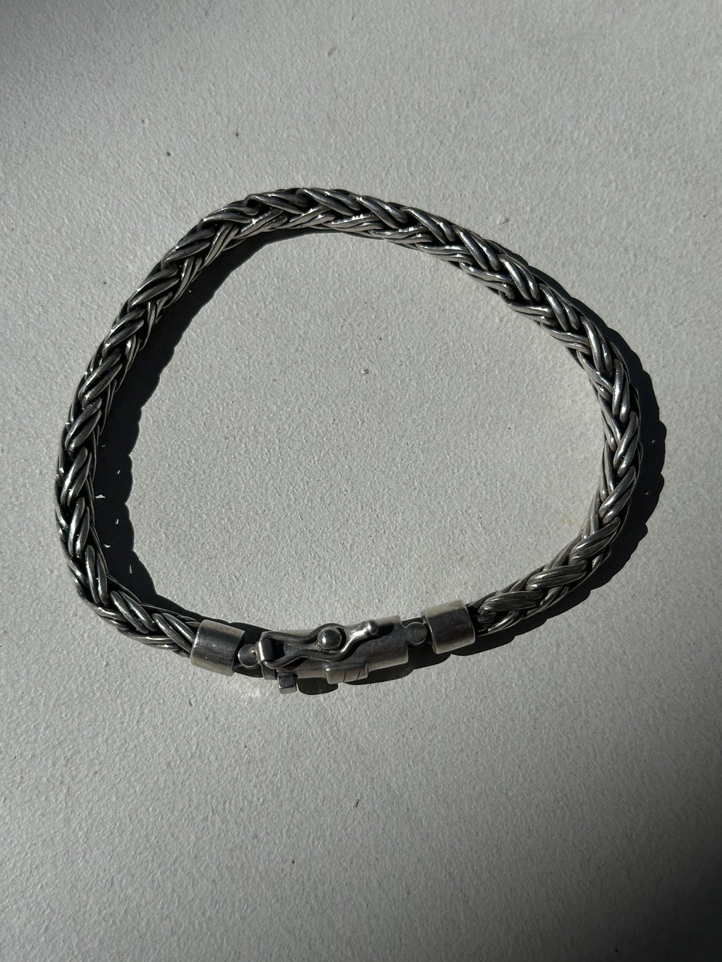 H Clip Silver Bracelet